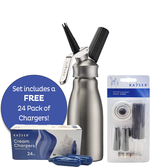 Starter Set for Home: Inox Pint + 1 Replacement Parts Set  + FREE 24 pack chargers