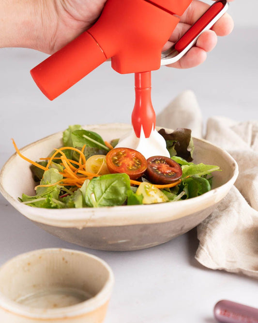 Yogurt & Sour Cream Dressing on Salad.