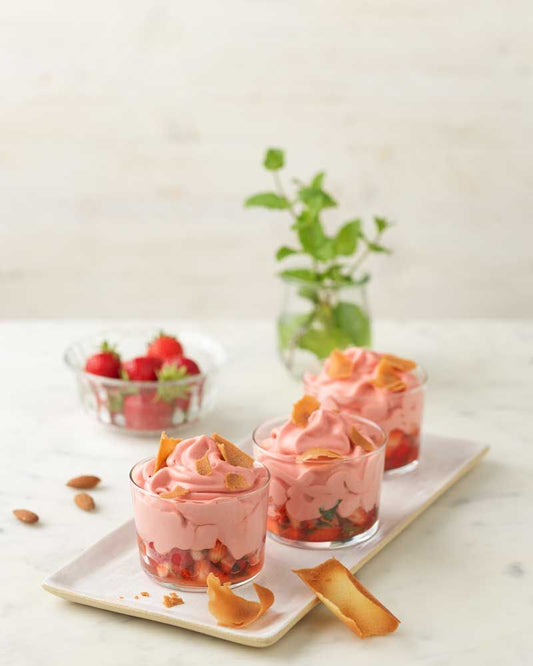 Vegan Strawberry Mousse Dessert
