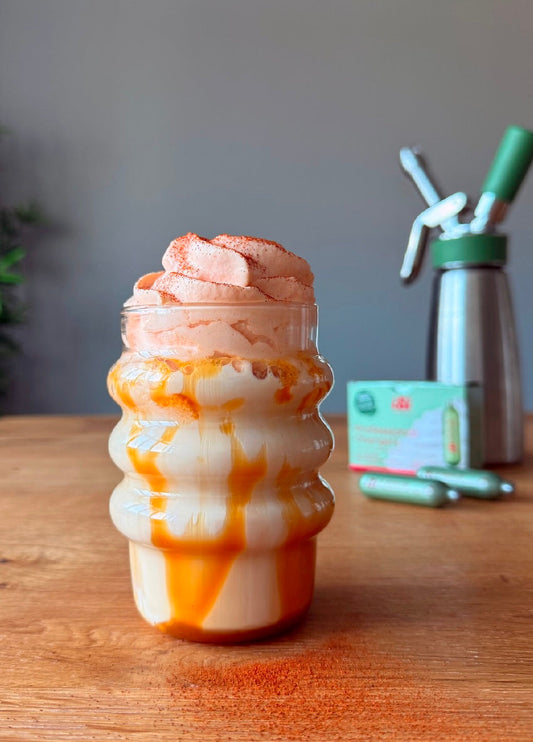 Hot Condensed Gochujang Latte