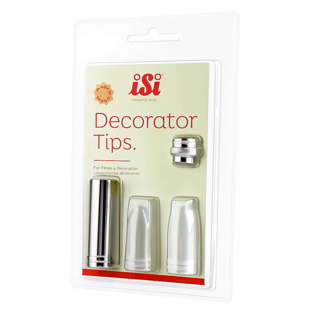Decorator Tips, Set of 3 + Adapter